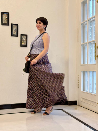 High Flare Skirt Black